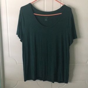 emerald green shirt